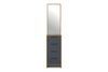 Тумба с зеркалом NordicNest-4 (Дуб Аппалачи + Антрацит, 40х34х200 см) ltmb-th4-db-ppl-ntr фото 2