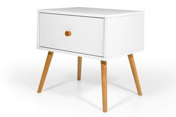 Тумба приліжкова UrbanOak-4 (Німфея Альба, 50x40x52 см) IMI ltmb-hg4-nmf-lb фото