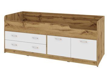 Ліжко-горище Telvarn (203 &times; 93,2 &times; 77 см, тахо і білий) ph-dt-lgk-skt90-th-bl фото